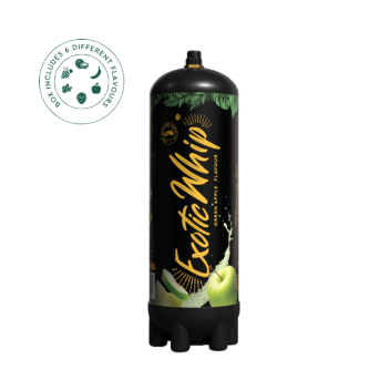 ExoticWhip Cream Chargers - MIXED FLAVOUR BOX - 6 BOTTLES OF 670G