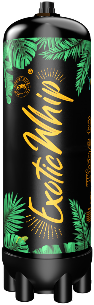 Exotic Whip Cream Chargers – 670gr - Original N2O Tank